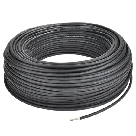 6mm x 1 core TUV EN+IEC H1Z2Z2-K Solar Cable Black (250m Roll)